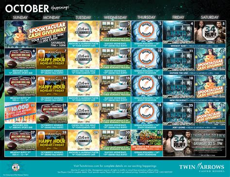 twin arrows casino events calendar.